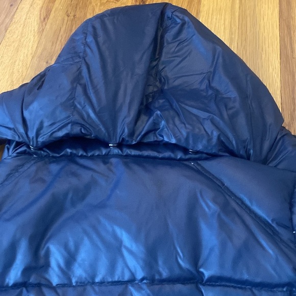 SAM Girls Blue Hooded Puffer Jacket Size 4 - Picture 8 of 9